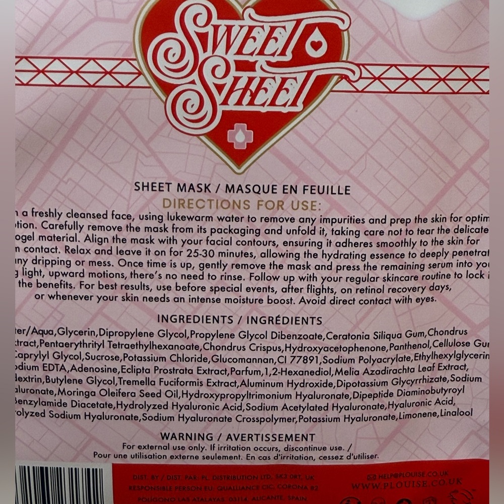 P.Louise Pink & Red Bundle…Body Scrub, under eye patches, sheet mask. New items - Picture 16 of 16